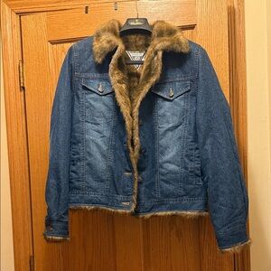 Marvin Richards Faux Fur Coat in Rich Brown